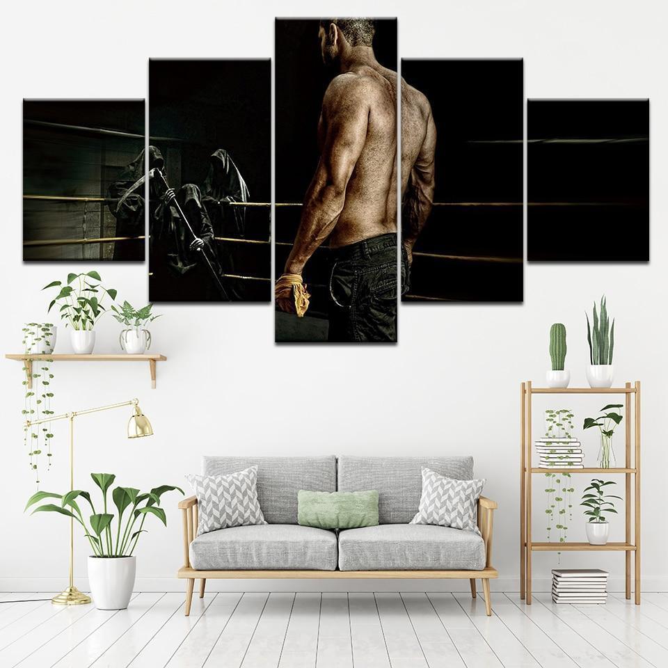Boxing Star 3 Sport Canvas Wall Art