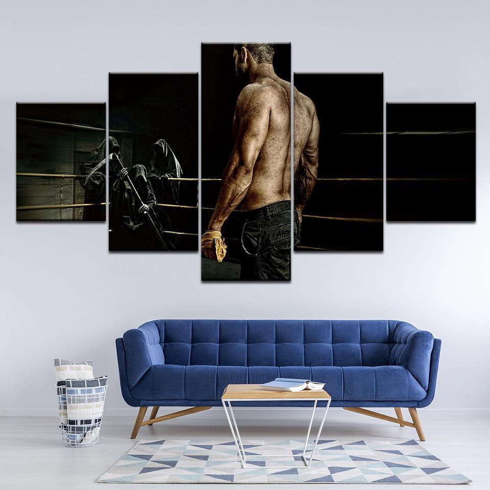 Boxing Star 3 Sport Canvas Wall Art
