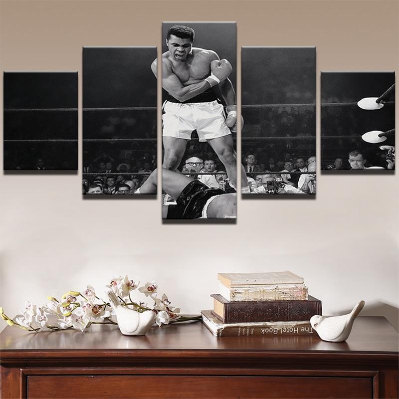 Boxing Star Sport Canvas Wall Art