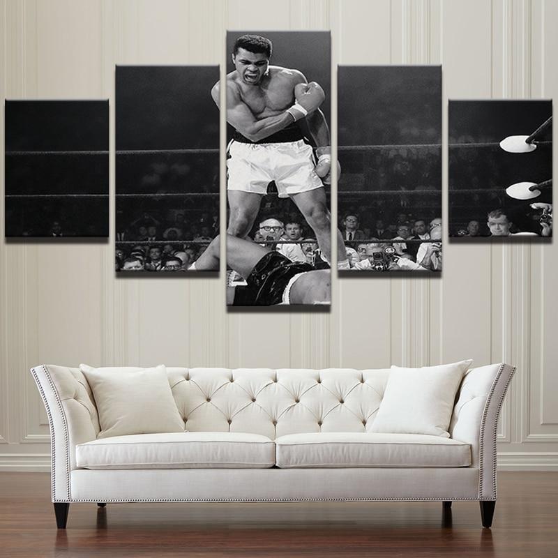 Boxing Star Sport Canvas Wall Art