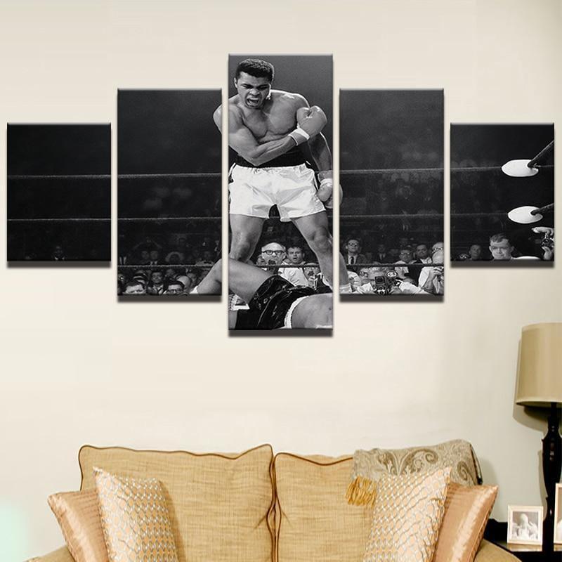 Boxing Star Sport Canvas Wall Art