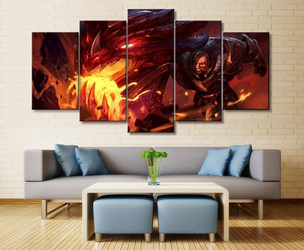 LOL League Of Legends Braum 2 Gaming Canvas Wall Art