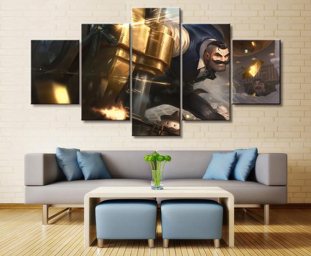 LOL League Of Legends Braum Gaming Canvas Wall Art