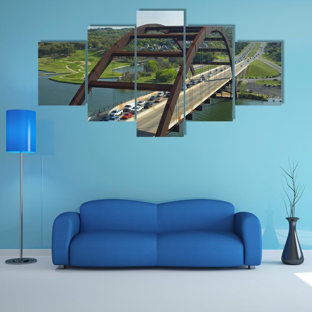 Bridge Of Austin Texas Nature Canvas Wall Art