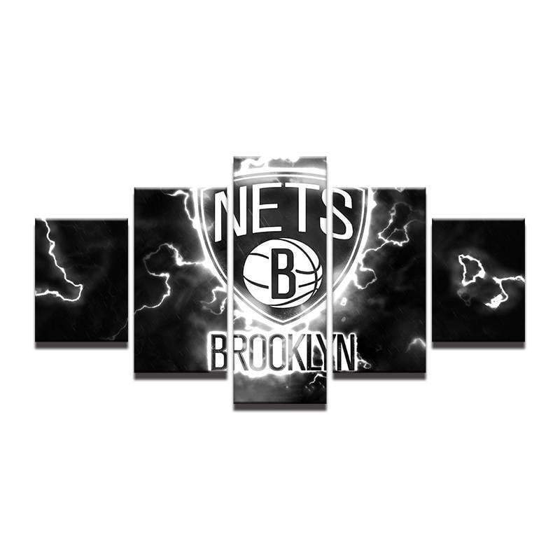 Brooklyn Nets NBA Basketball Canvas Wall Art