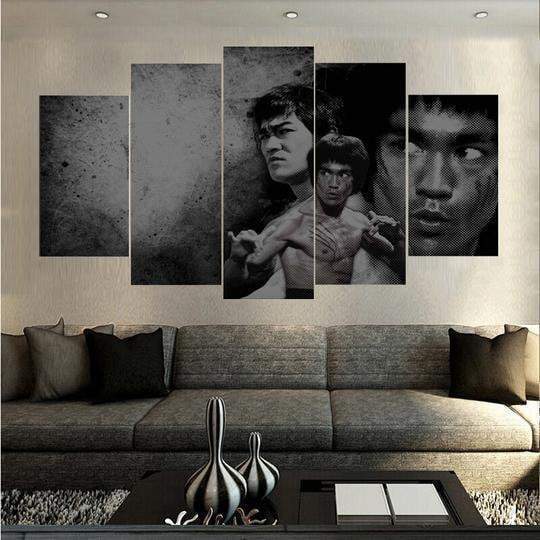 Bruce Lee Enter The Dragon 2 Movie Canvas Wall Art