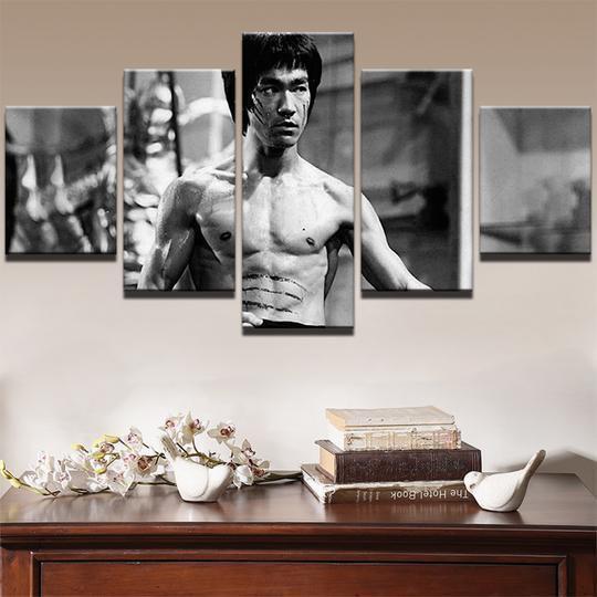 Bruce Lee Enter The Dragon Movie Canvas Wall Art
