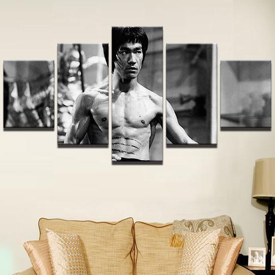 Bruce Lee Enter The Dragon Movie Canvas Wall Art
