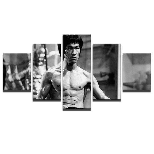 Bruce Lee Enter The Dragon Movie Canvas Wall Art