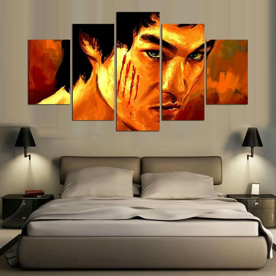 Bruce Lee Picture Celebrity Canvas Wall Art