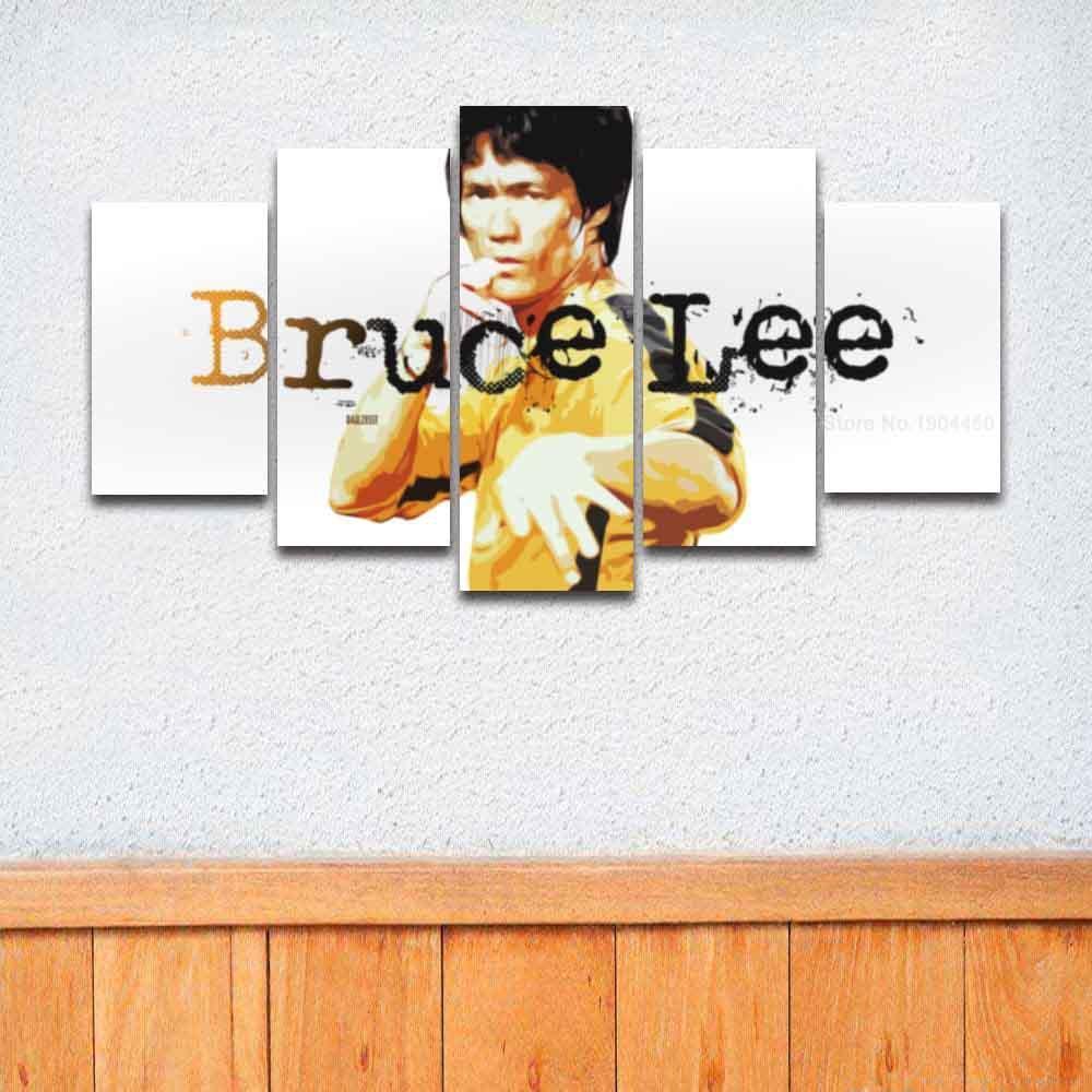 Bruce Lee Poster 3 Celebrity Canvas Wall Art