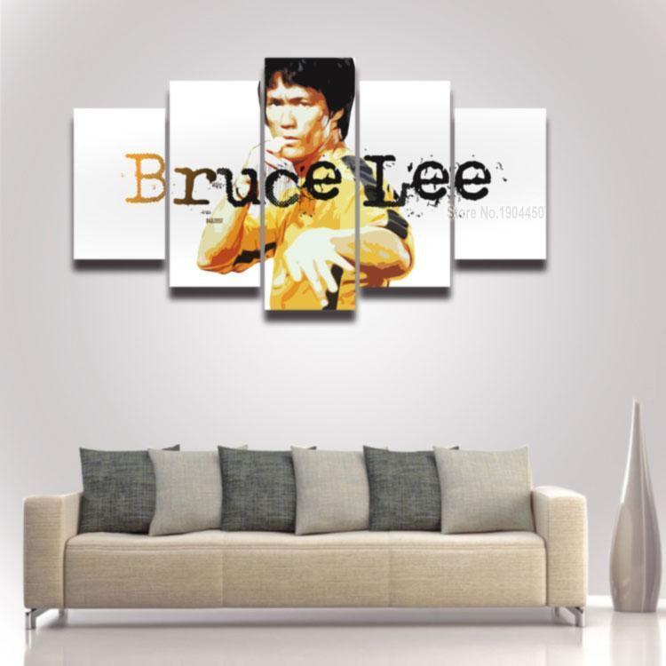 Bruce Lee Poster 3 Celebrity Canvas Wall Art