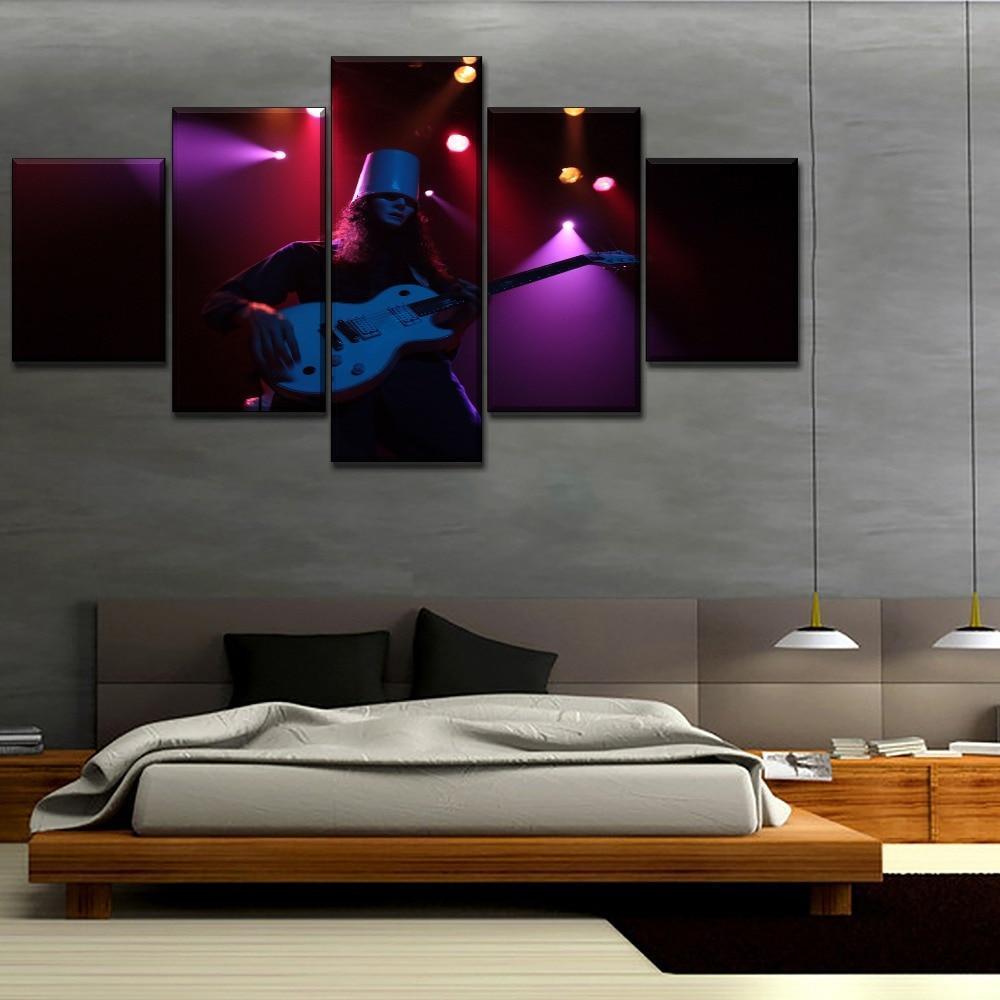 Buckethead Original Singer Music Canvas Wall Art