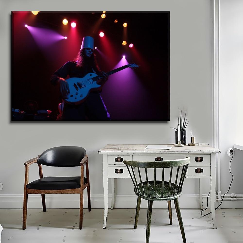 Buckethead Original Singer Music Canvas Wall Art