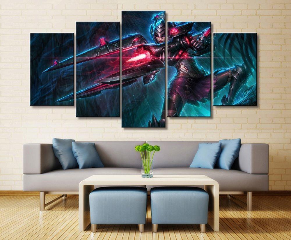 LOL League Of Legends Caitlyn Gaming Canvas Wall Art