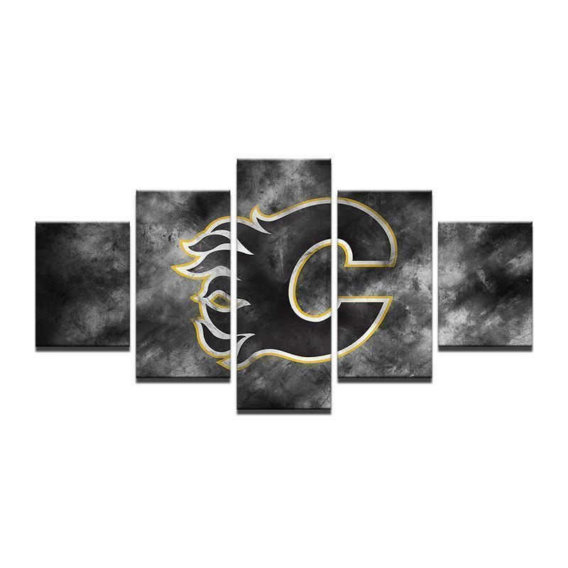 Calgary Flames   Ice Hockey Canvas Wall Art