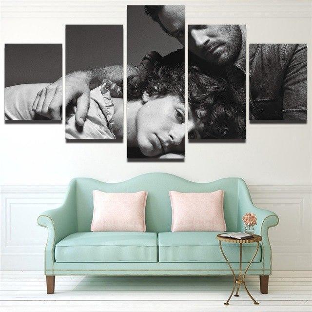 Call Me By Your Name Black And White Movie Canvas Wall Art