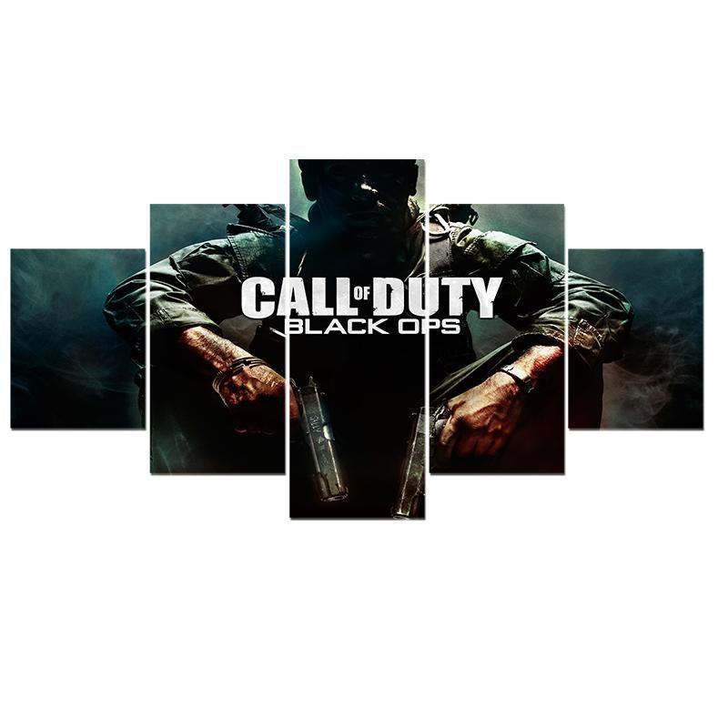 Call Of Duty Black Ops Poster Gaming Canvas Wall Art
