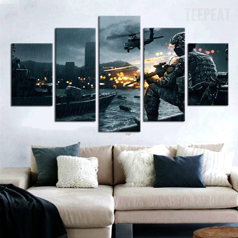 Call Of Duty : Modern Warface Gaming Canvas Wall Art