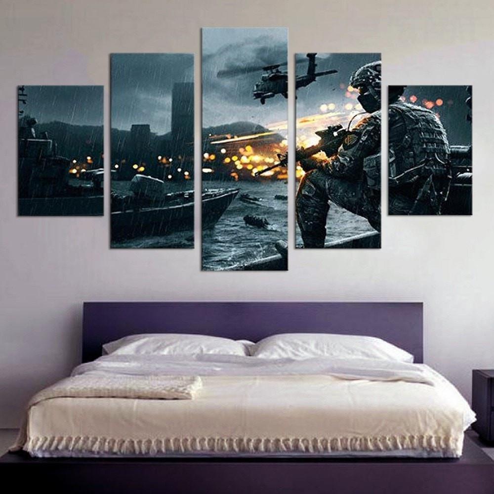 Call Of Duty : Modern Warface Gaming Canvas Wall Art