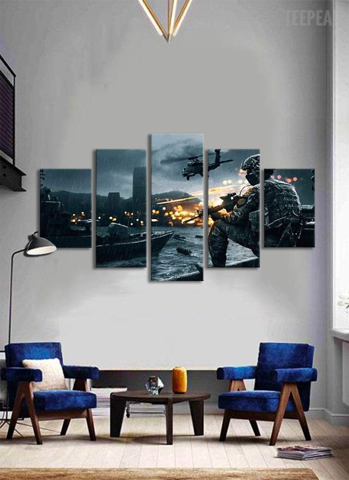 Call Of Duty : Modern Warface Gaming Canvas Wall Art