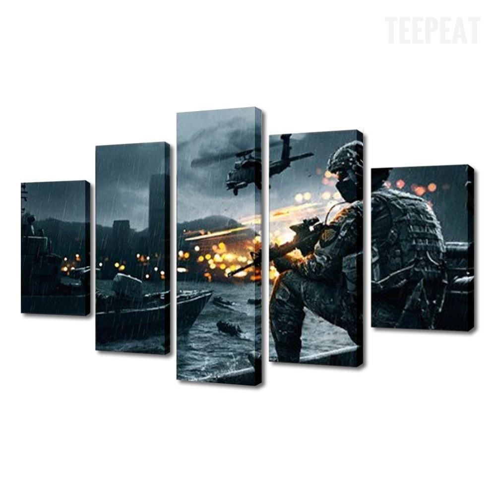 Call Of Duty : Modern Warface Gaming Canvas Wall Art