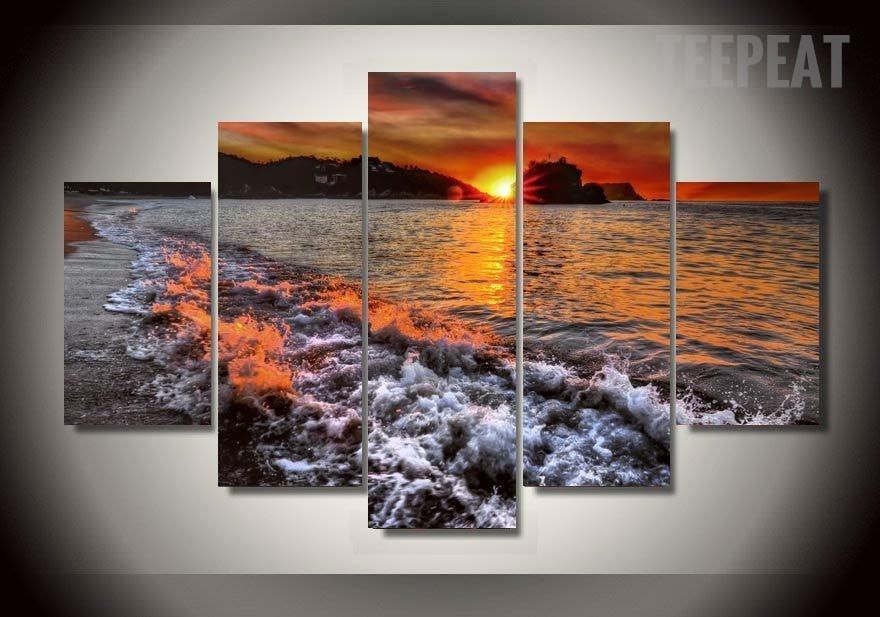 Calm Sea Nature Canvas Wall Art