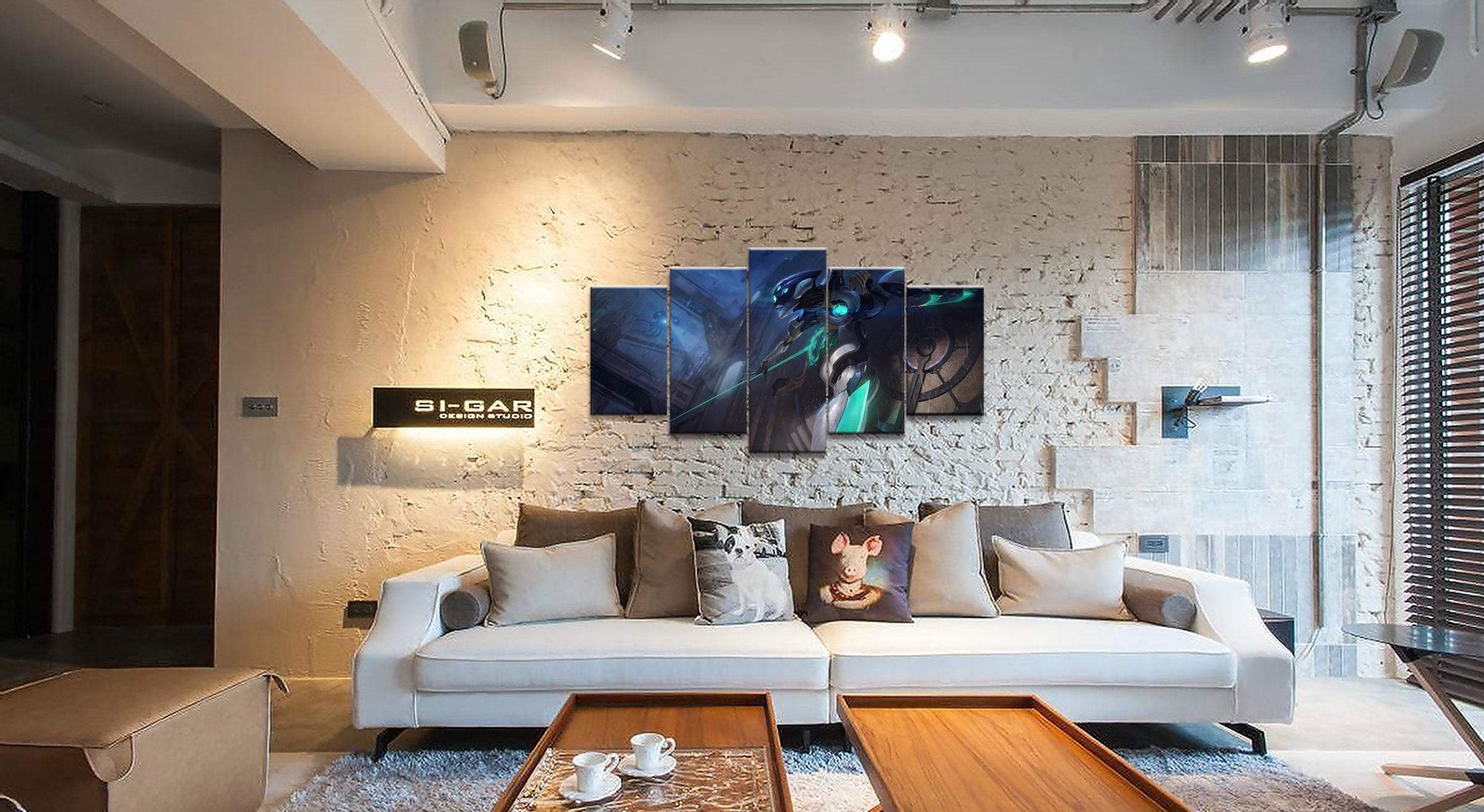 LOL League Of Legends Camille 2 Gaming Canvas Wall Art