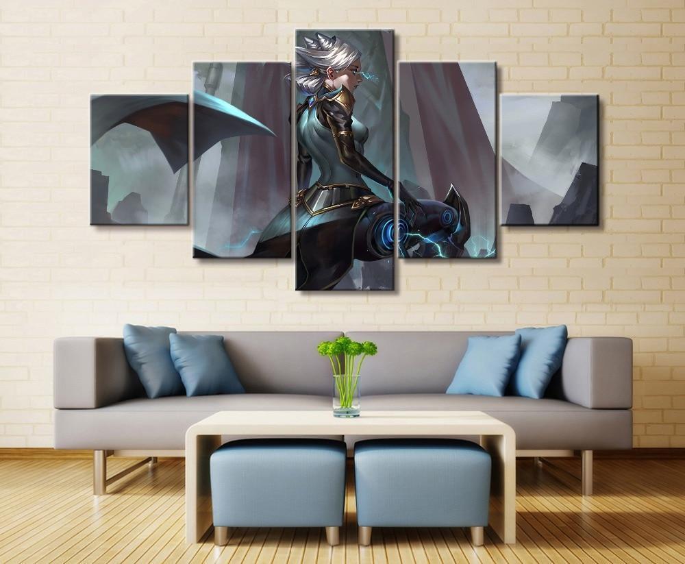 LOL League Of Legends Camille Game Canvas Wall Art
