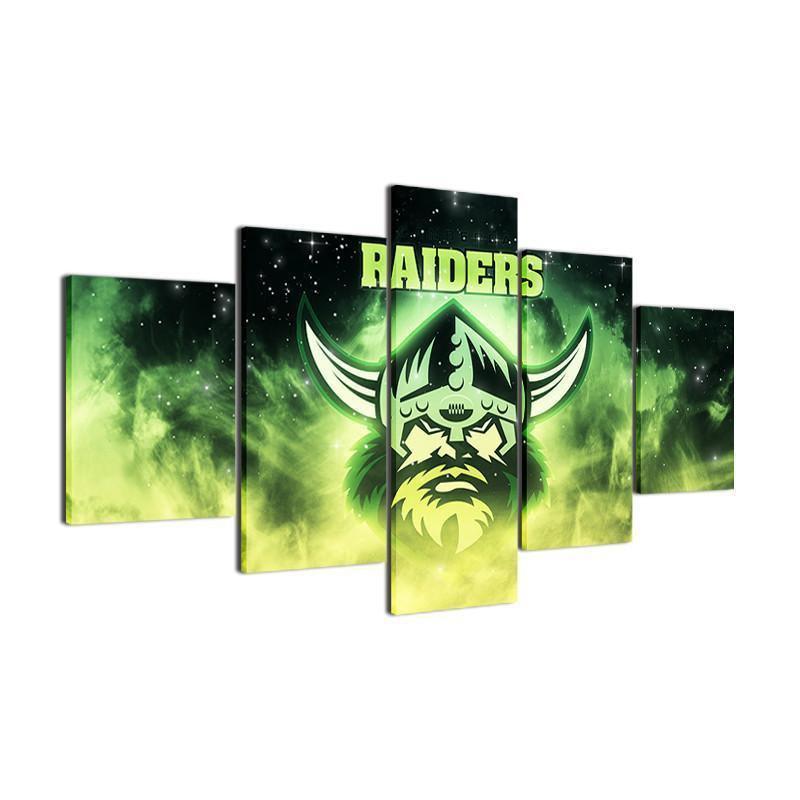 Canberra Raiders Classical NRL Football Canvas Wall Art