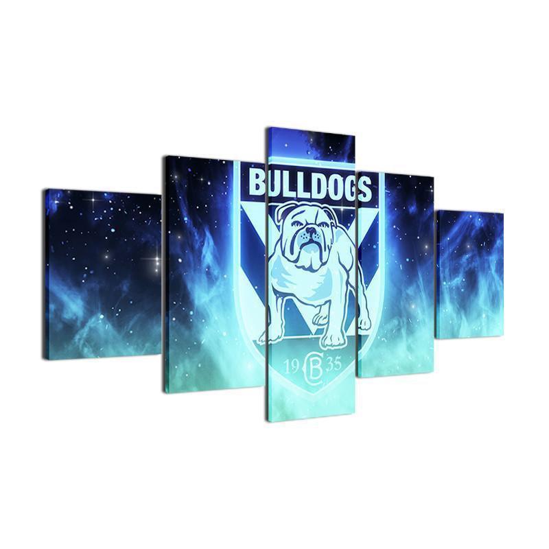 Canterbury Bulldogs Classical NRL Football Canvas Wall Art