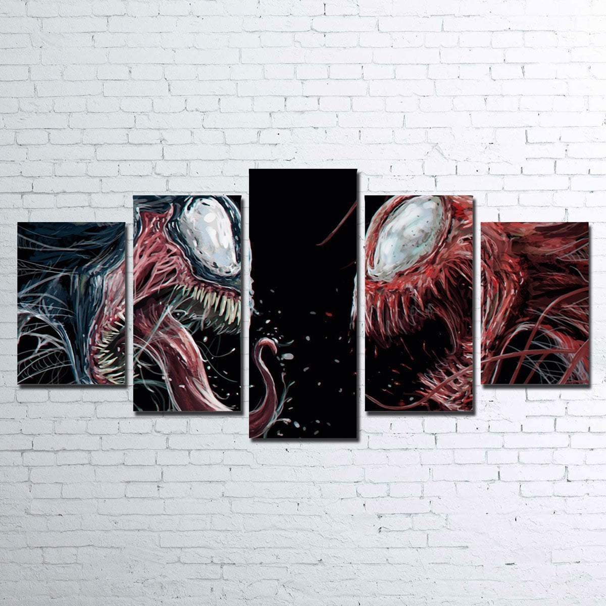 Carnage Vs. Venom V2 Movie Canvas Wall Art