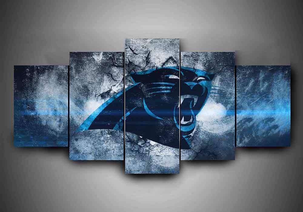 Carolina Panthers 1  Football Canvas Wall Art