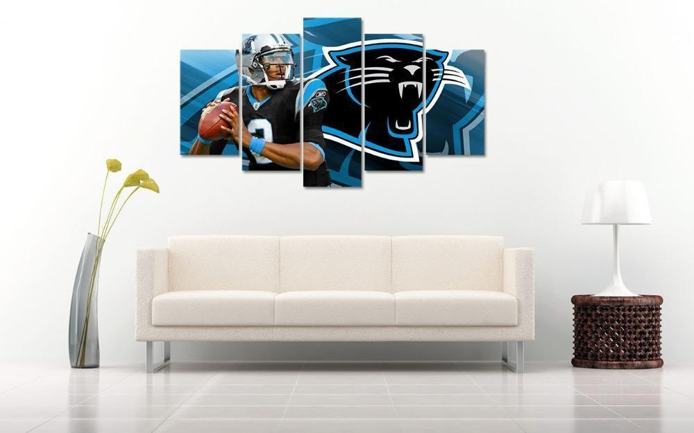 Carolina Panthers Number 2 Player  Football Canvas Wall Art