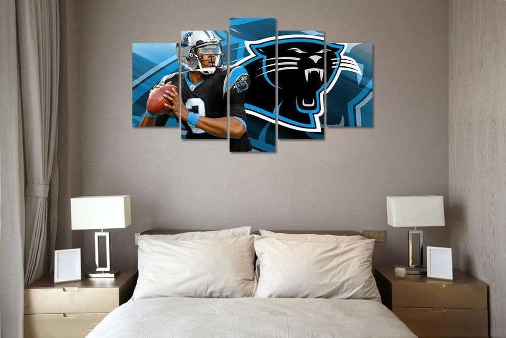 Carolina Panthers Number 2 Player  Football Canvas Wall Art