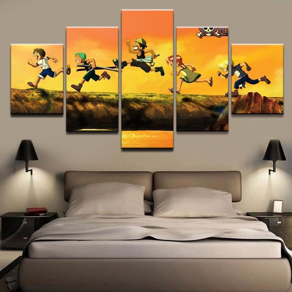 Cartoon Characters Anime Canvas Wall Art
