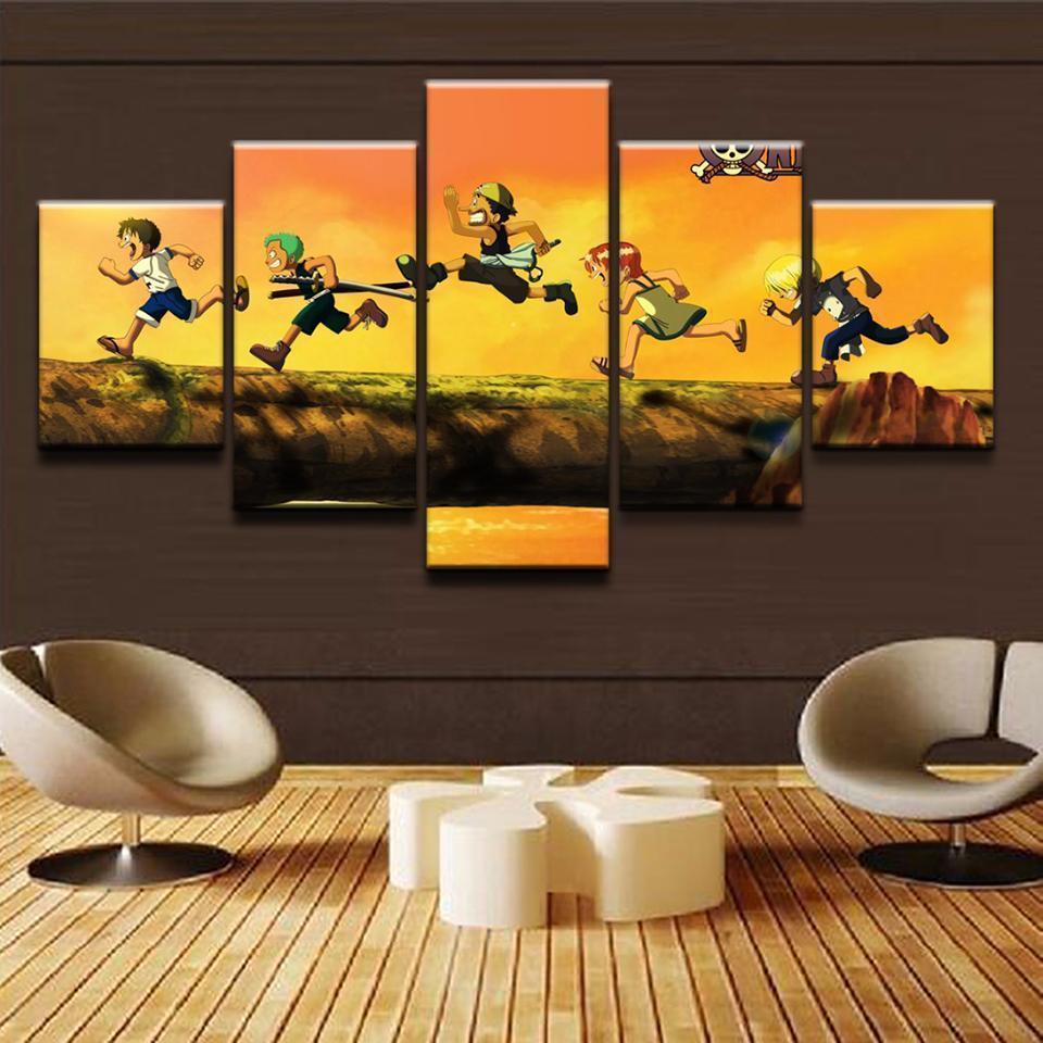 Cartoon Characters Anime Canvas Wall Art