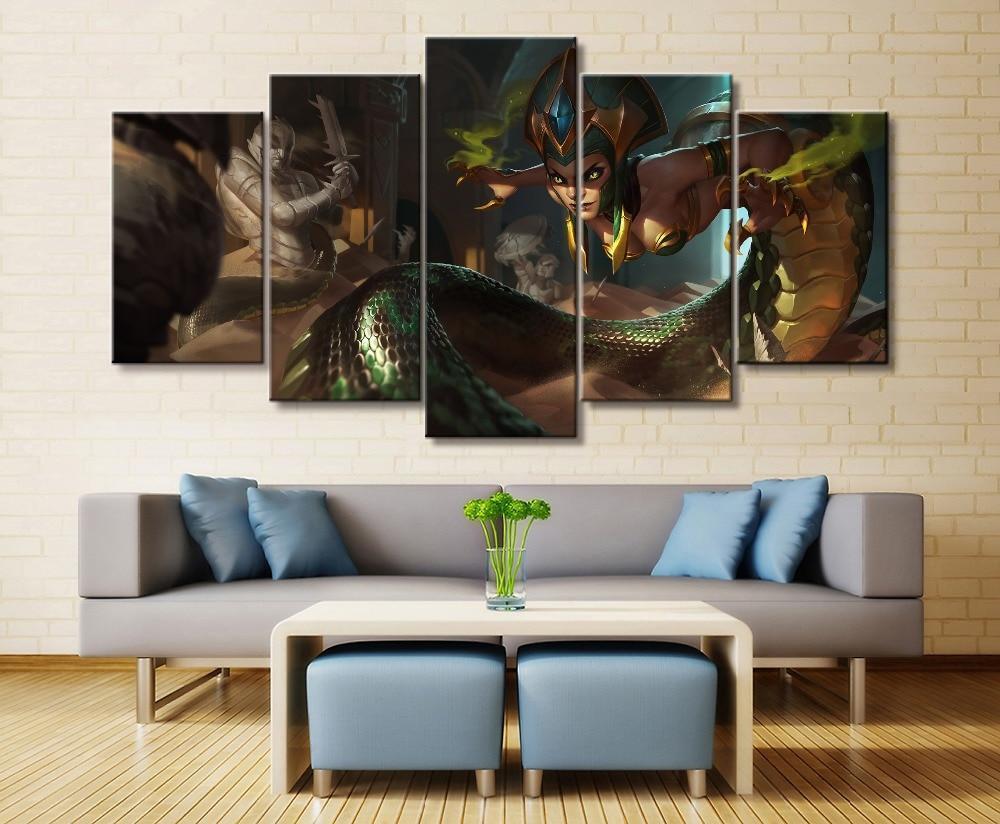 LOL League Of Legends Cassiopeia Gaming Canvas Wall Art