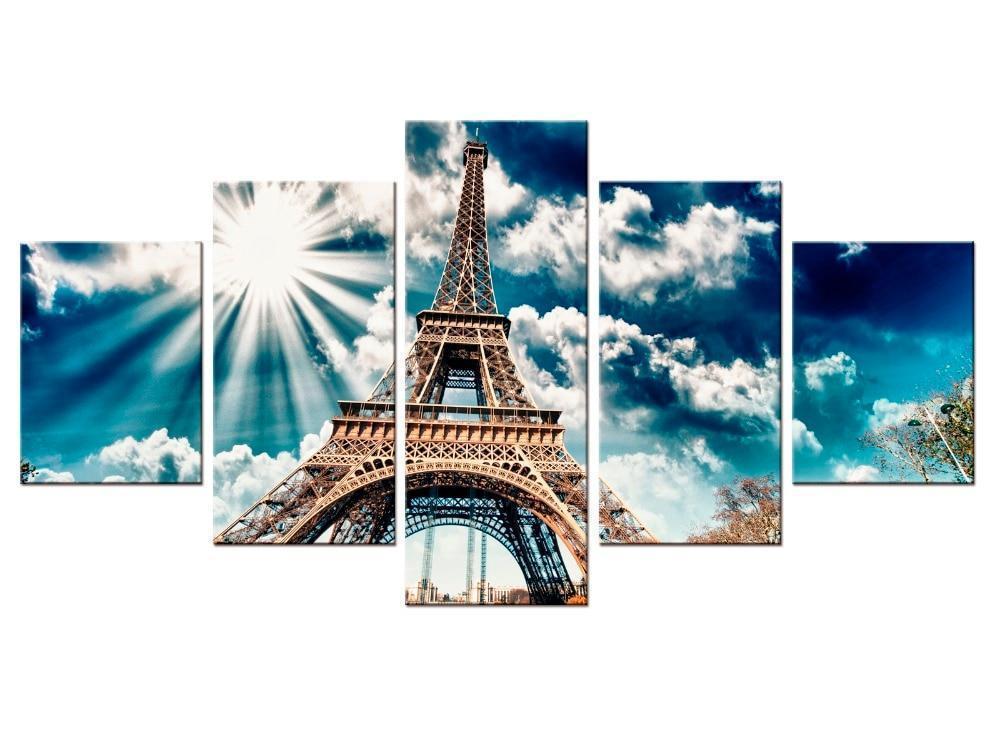 Cast Eiffel Canvas Wall Art