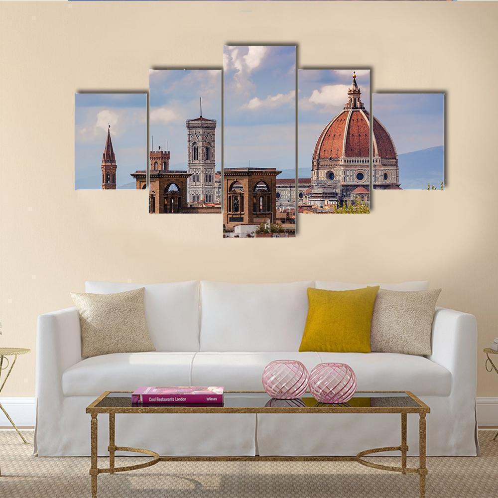 Cathedral Of Santa Maria Del Fiore Nature Canvas Wall Art