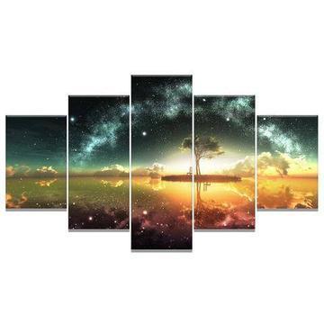 Celestial Tree 2 Nature Canvas Wall Art