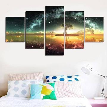 Celestial Tree 2 Nature Canvas Wall Art