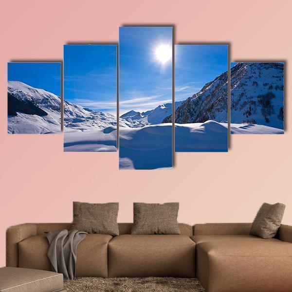 Cerler Ampriu Mountain In Spain Nature Canvas Wall Art