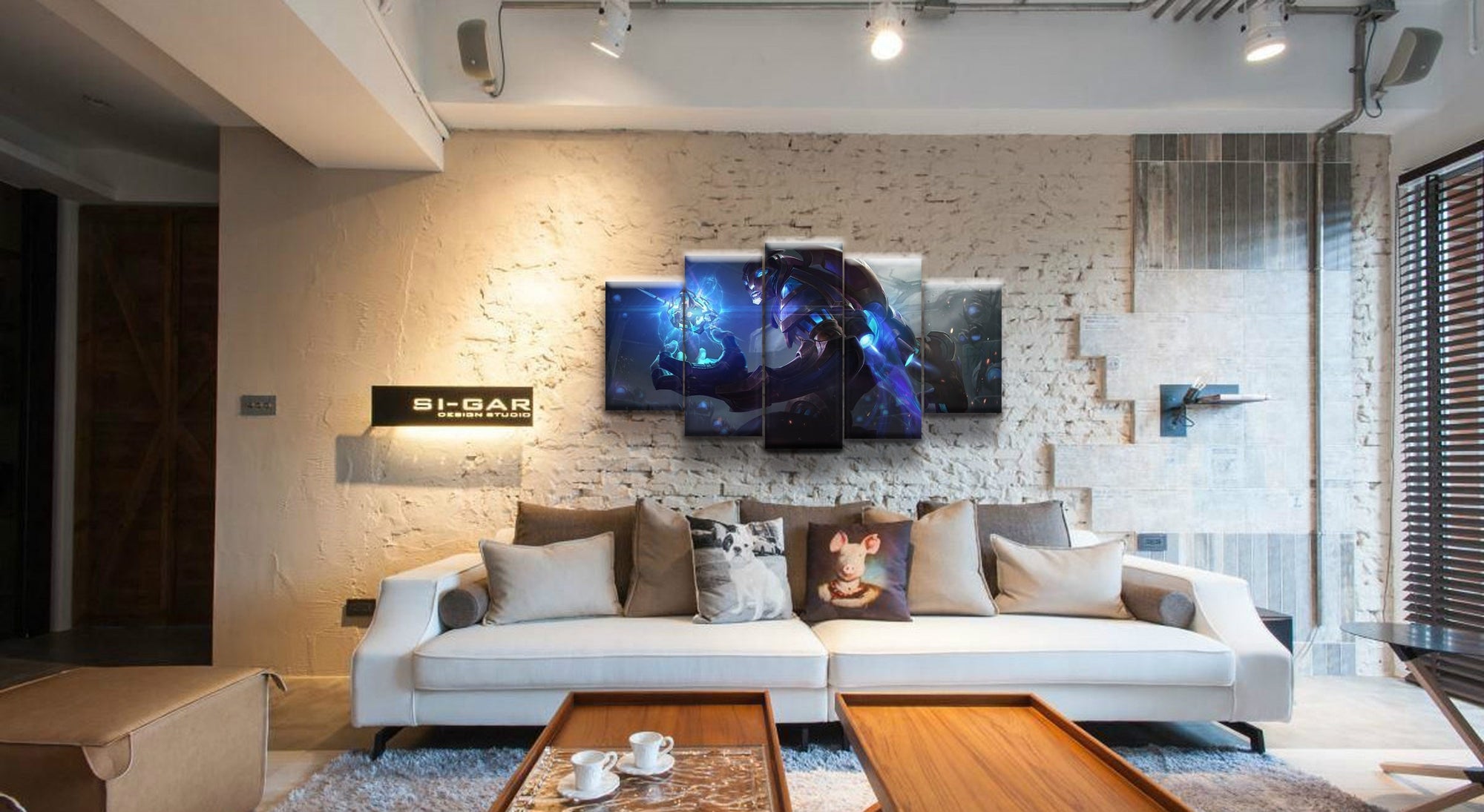 LOL League Of Legends Champion Kha'zix Game Canvas Wall Art