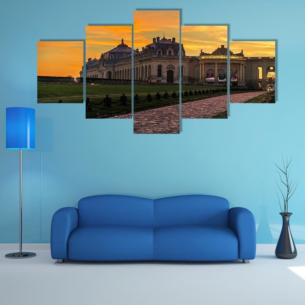 Chantilly Castle View Nature Canvas Wall Art