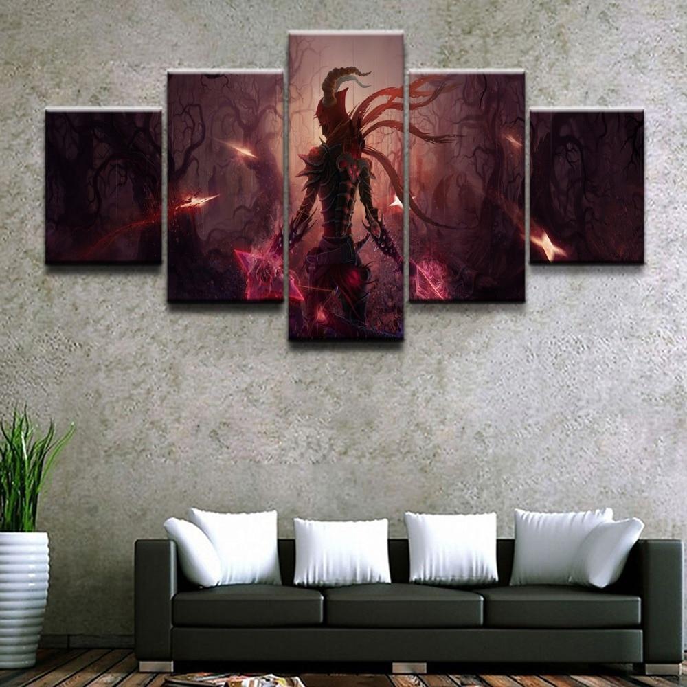 Character Poster 2 Diablo III Reaper Of Soul Gaming Canvas Wall Art