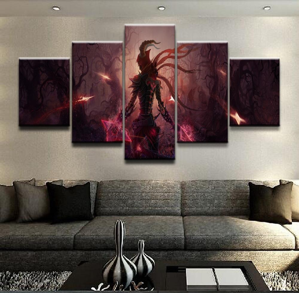 Character Poster 2 Diablo III Reaper Of Soul Gaming Canvas Wall Art