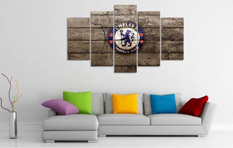 Chelsea Logo Sport Canvas Wall Art