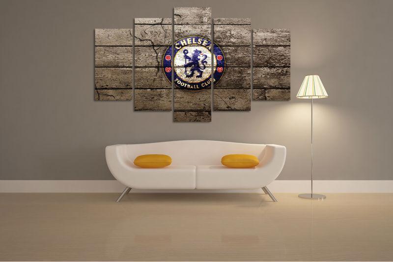 Chelsea Logo Sport Canvas Wall Art