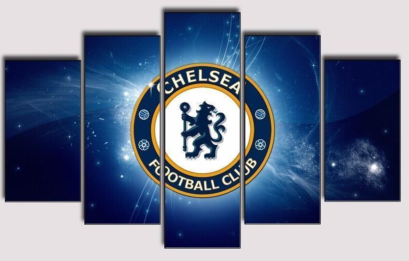 Chelsea Logo v2 Sport Canvas Wall Art